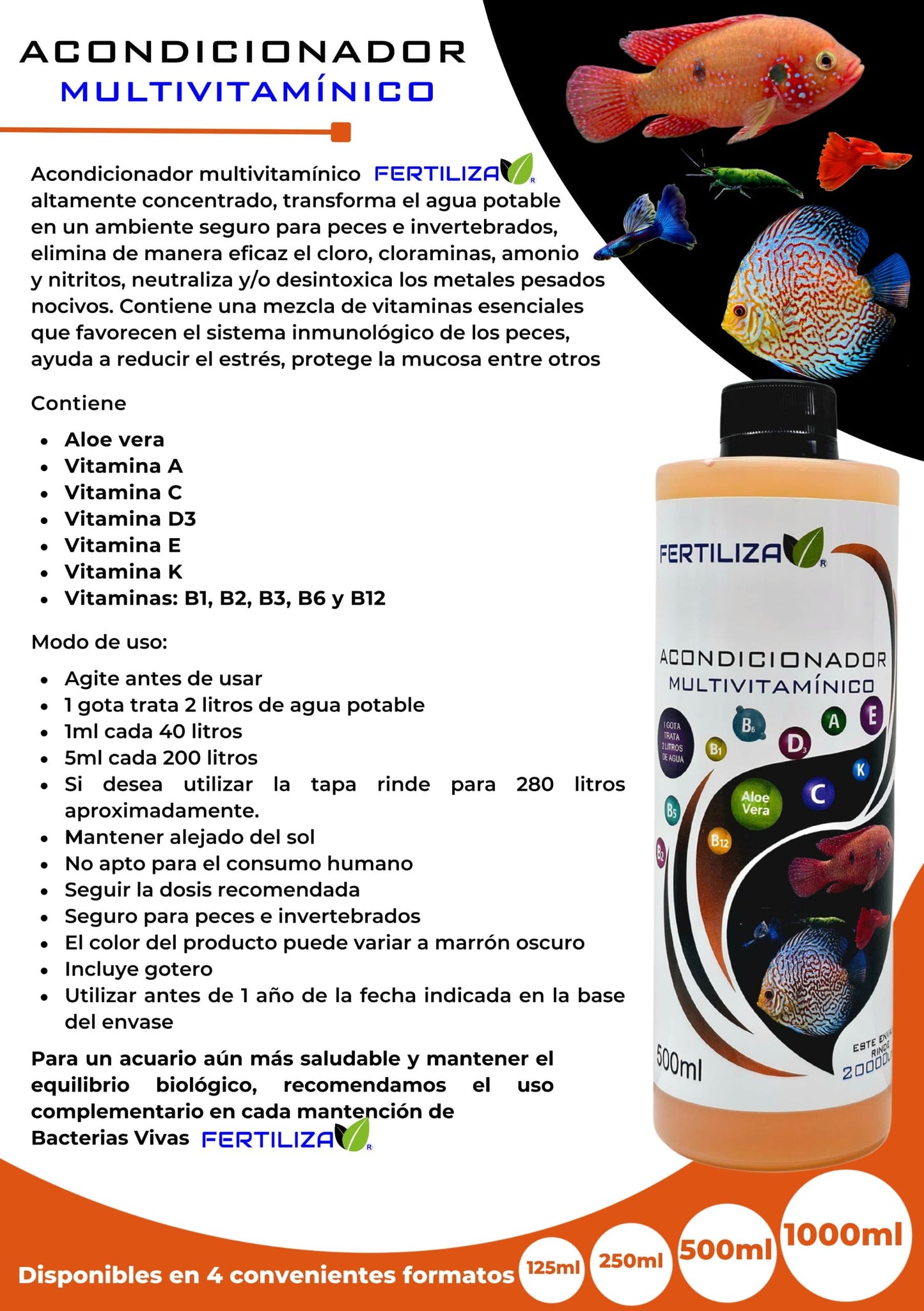 Acondicionador Multivitamínico Fertiliza