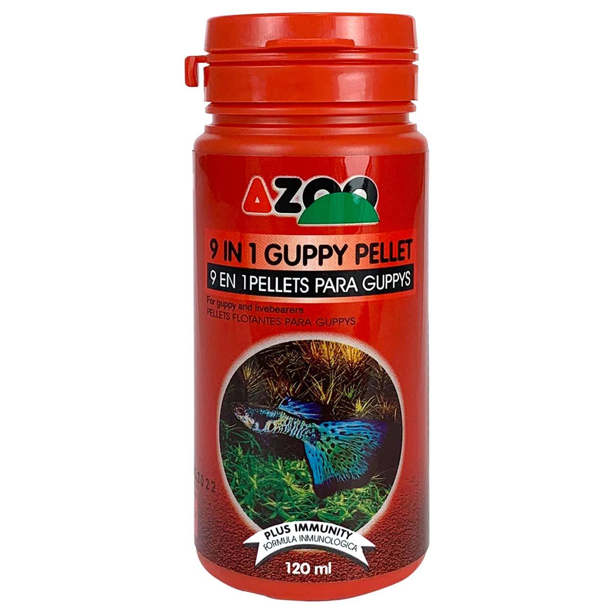 Guppy pellet AZOO 9 en 1