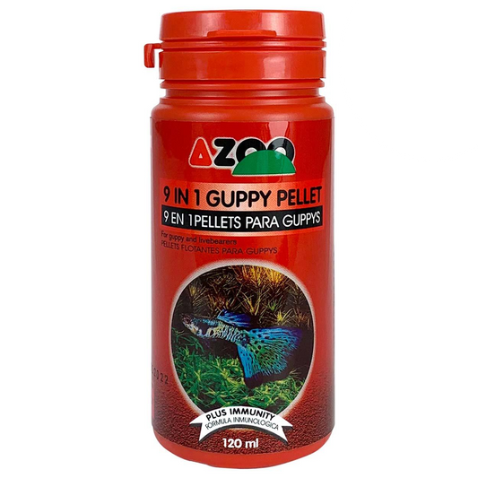Guppy pellet AZOO 9 en 1