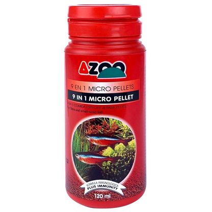 Micropelet para tetras AZOO 9 en 1